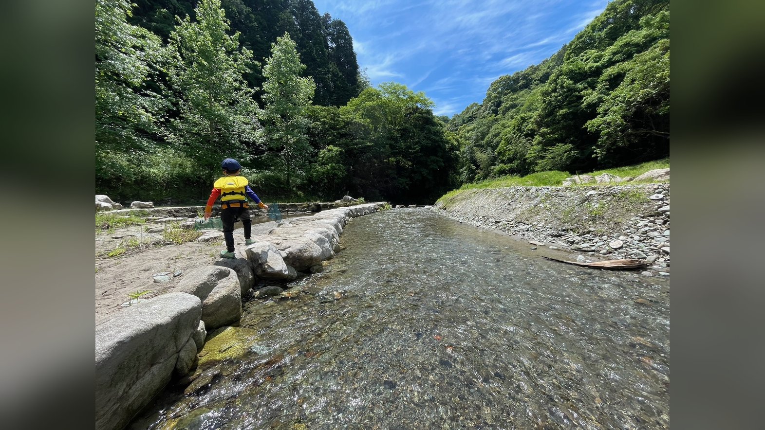 まずは川をよく見るところから。家族ミーティングはここから始まります